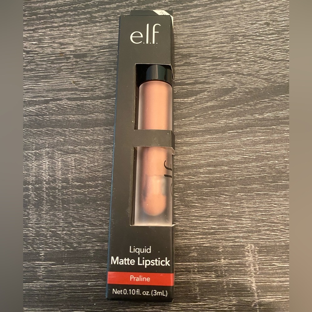 elf Liquid Matte Lipstick 0.10 fl oz Color Praline New In Box